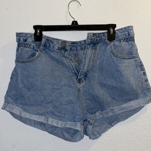 SHEIN Light Blue Jean Shorts